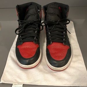 Jordan 1’s Bred “Banned” 2016 size 10
